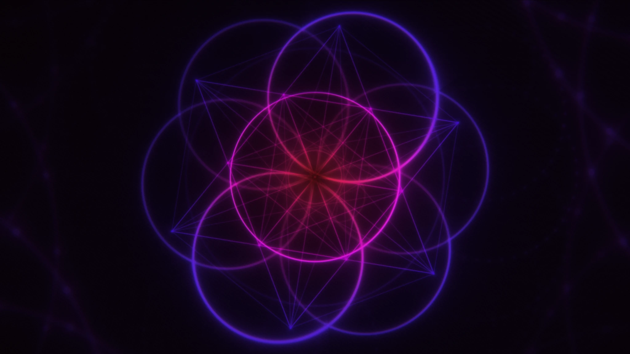 Luminous Emanation geometry accompanying the listening bench